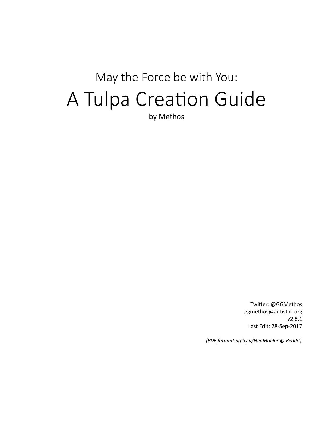 tulpa creation guide